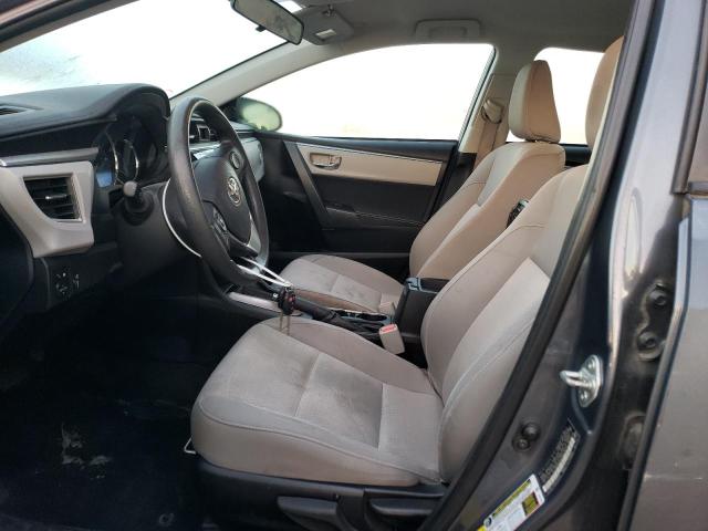 2T1BURHE2EC208301 - 2014 TOYOTA COROLLA L GRAY photo 7
