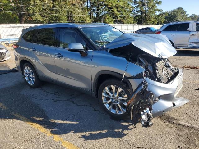 5TDKDRAH3PS013693 - 2023 TOYOTA HIGHLANDER L ნაცრისფერი ფოტო 4