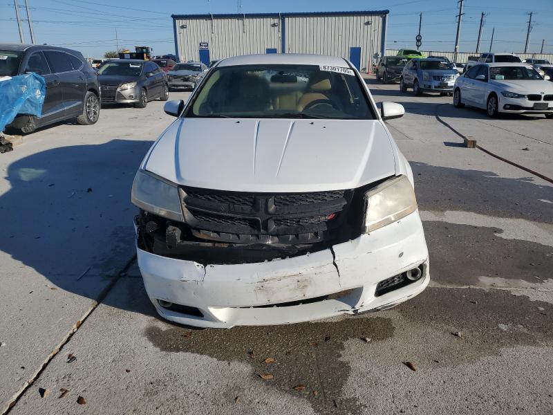 1C3CDZCB8DN608655 - 2013 DODGE AVENGER SXT Biały zdjęcie 5