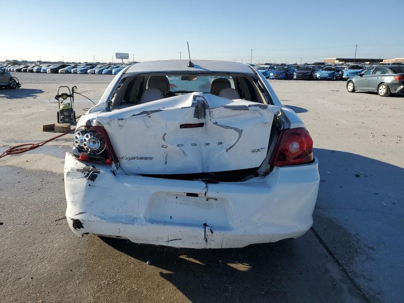 1C3CDZCB8DN608655 - 2013 DODGE AVENGER SXT Biały zdjęcie 6