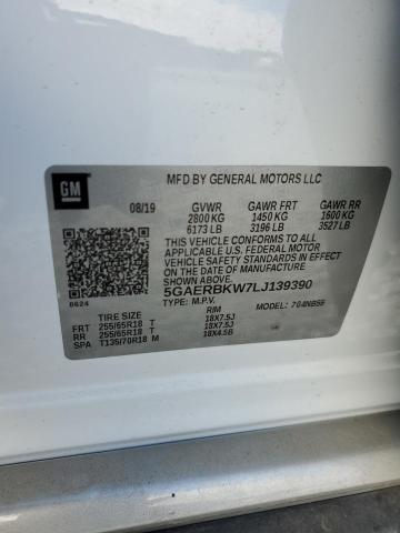 5GAERBKW7LJ139390 - 2020 BUICK ENCLAVE ESSENCE 白色 照片 13