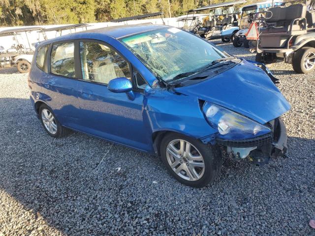 JHMGD38637S036842 - 2007 HONDA FIT S 蓝色 照片 4