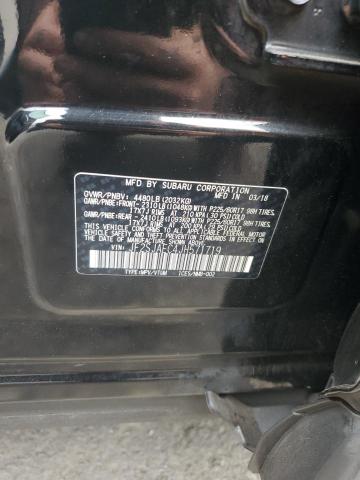 JF2SJAEC4JH571719 - 2018 SUBARU FORESTER 2.5I PREMIUM შავი ფოტო 13
