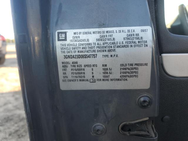 3GNDA23D08S547757 - 2008 CHEVROLET HHR LT Boz foto 12