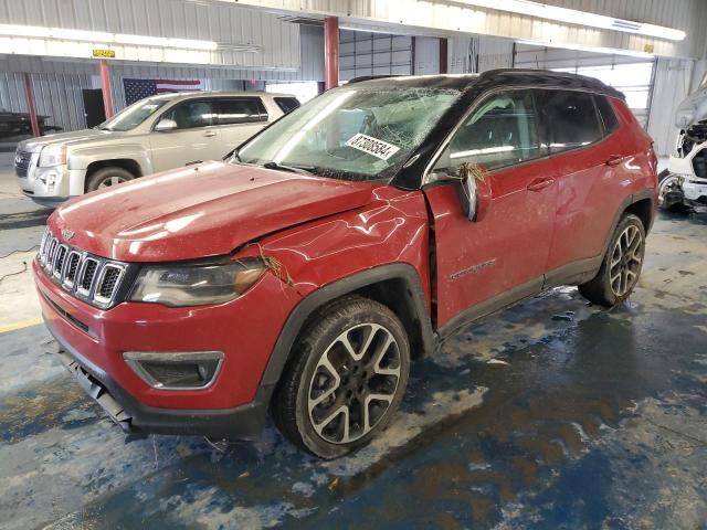 3C4NJDCB4MT502607 - 2021 JEEP COMPASS LIMITED Burdeos foto 1