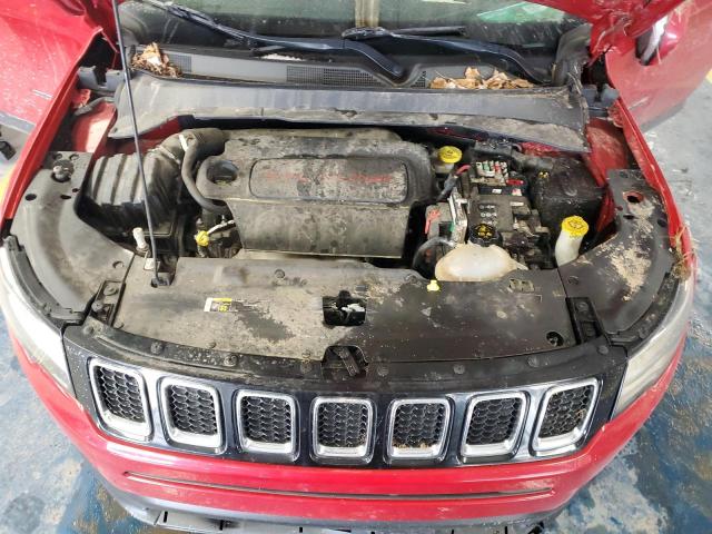 3C4NJDCB4MT502607 - 2021 JEEP COMPASS LIMITED Burdeos foto 12