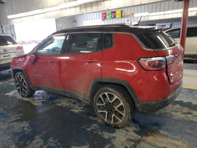 3C4NJDCB4MT502607 - 2021 JEEP COMPASS LIMITED Burdeos foto 2