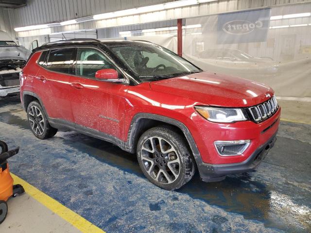 3C4NJDCB4MT502607 - 2021 JEEP COMPASS LIMITED Burdeos foto 4