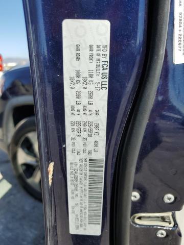 3C4NJDBB0HT665052 - 2017 JEEP COMPASS LATITUDE Azul foto 13