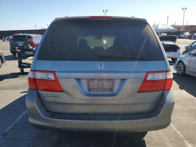 5FNRL38686B072521 - 2006 HONDA ODYSSEY EXL SILVER photo 6