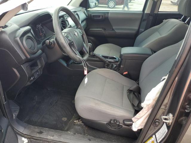 5TFAX5GN4KX152999 - 2019 TOYOTA TACOMA DOUBLE CAB GRAY photo 7
