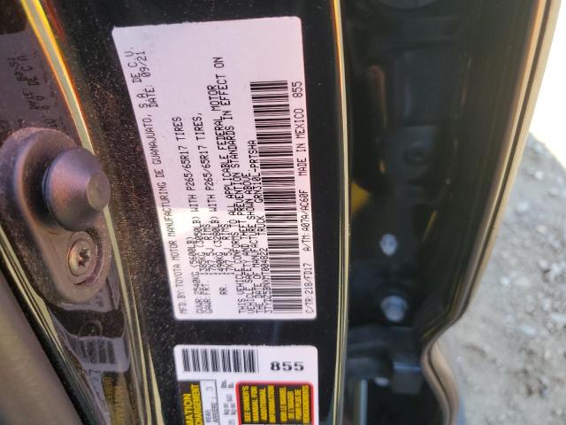 3TYDZ5BNXMT004822 - 2021 TOYOTA TACOMA DOUBLE CAB 黑色 照片 12