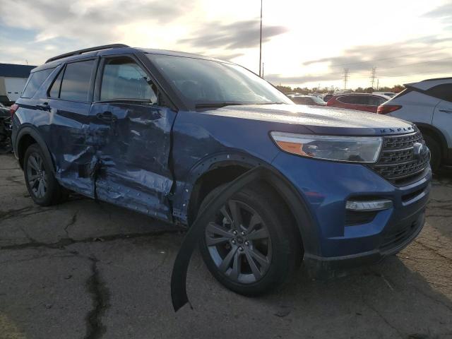 1FMSK8DH9NGC48551 - 2022 FORD EXPLORER XLT 蓝色 照片 4