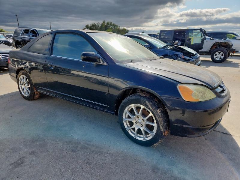 1HGEM21992L052930 - 2002 HONDA CIVIC EX BLACK photo 4