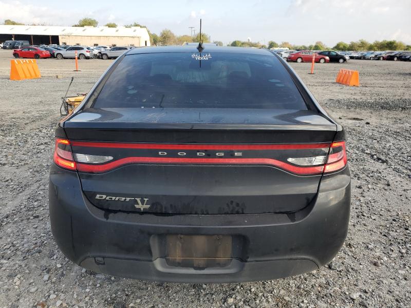 1C3CDFAAXGD584961 - 2016 DODGE DART SE BLACK photo 6