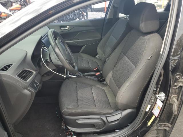 3KPC24A6XNE163044 - 2022 HYUNDAI ACCENT SE Czarny zdjęcie 7