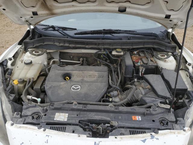 JM1BL1UF7B1464923 - 2011 MAZDA 3 I WHITE photo 11