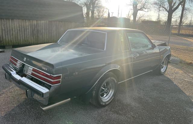 1G4GJ11Y4HP413978 - 1987 BUICK REGAL 灰色 照片 4