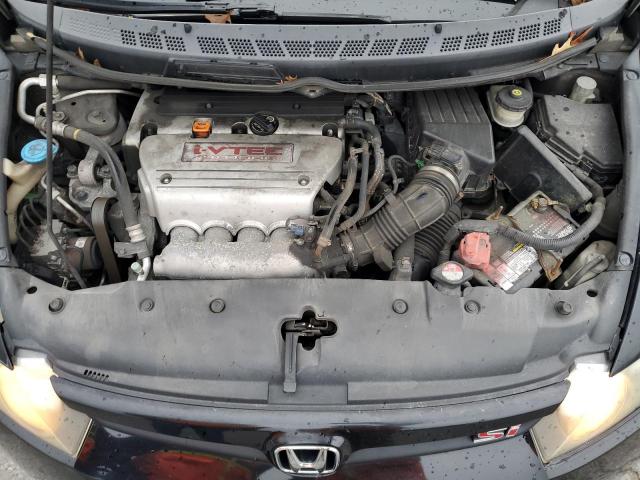 2HGFA55537H714558 - 2007 HONDA CIVIC SI BLACK photo 11
