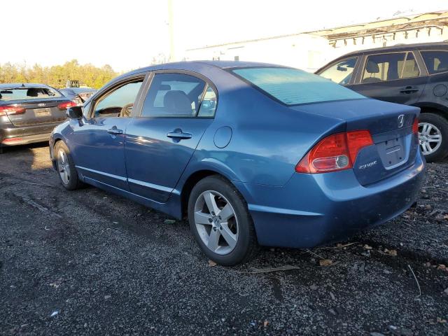 1HGFA16818L099790 - 2008 HONDA CIVIC EX Mavi foto 2