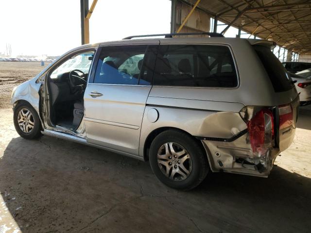 5FNRL38456B447604 - 2006 HONDA ODYSSEY EX SILVER photo 2