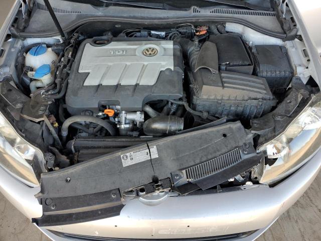 3VWML7AJXCM654673 - 2012 VOLKSWAGEN JETTA TDI Gümüş foto 11