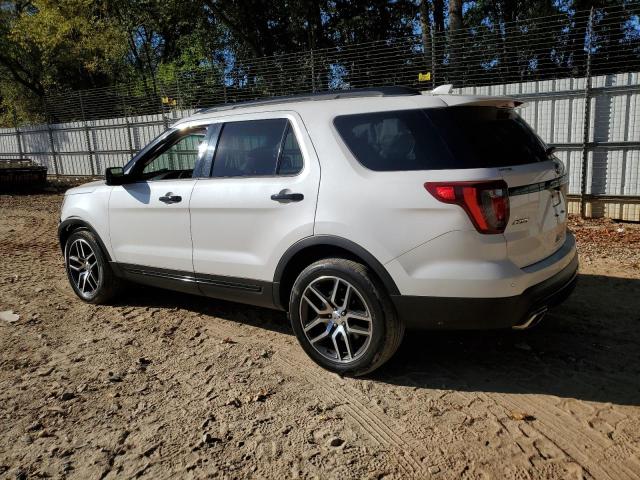 1FM5K8GT3HGB59978 - 2017 FORD EXPLORER SPORT WHITE photo 2