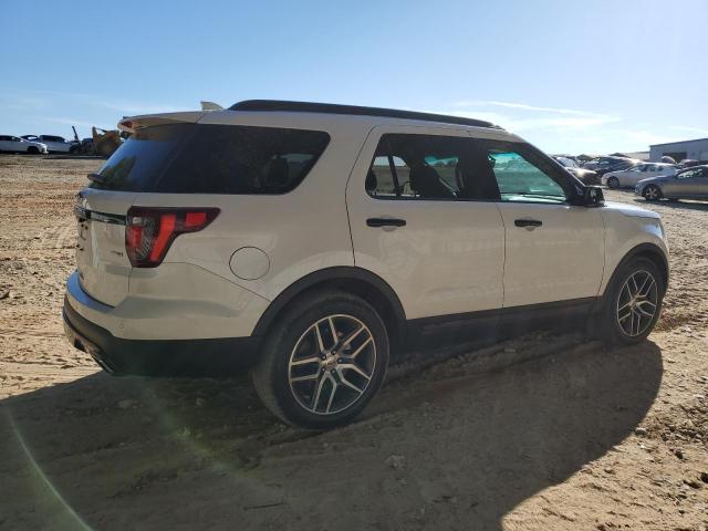 1FM5K8GT3HGB59978 - 2017 FORD EXPLORER SPORT WHITE photo 3