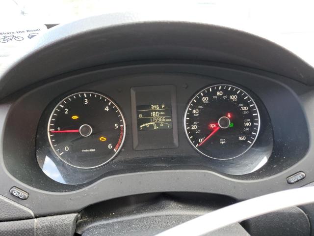 3VWLL7AJ8EM260393 - 2014 VOLKSWAGEN JETTA TDI SILVER photo 9