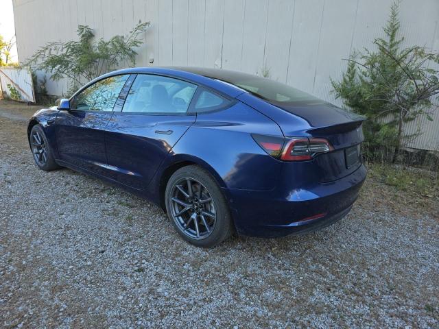 5YJ3E1EB4NF143606 - 2022 TESLA MODEL 3 Синій фото 3