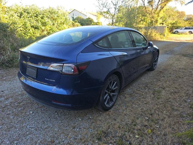 5YJ3E1EB4NF143606 - 2022 TESLA MODEL 3 Синій фото 4