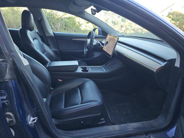 5YJ3E1EB4NF143606 - 2022 TESLA MODEL 3 Синій фото 5