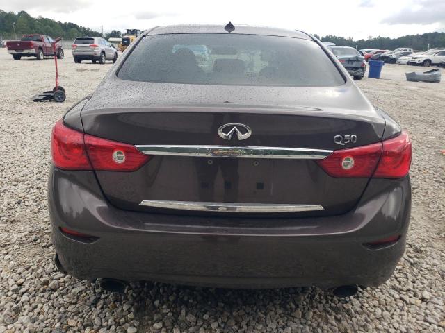JN1BV7AP4EM689901 - 2014 INFINITI Q50 BASE Marron photo 6