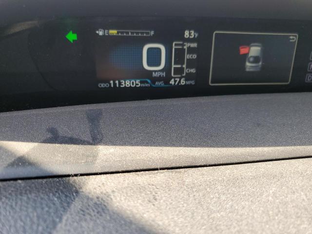 JTDKARFU5G3017678 - 2016 TOYOTA PRIUS 银色 照片 9