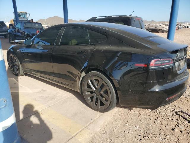 5YJSA1E51NF474743 - 2022 TESLA MODEL S 黑色 照片 2