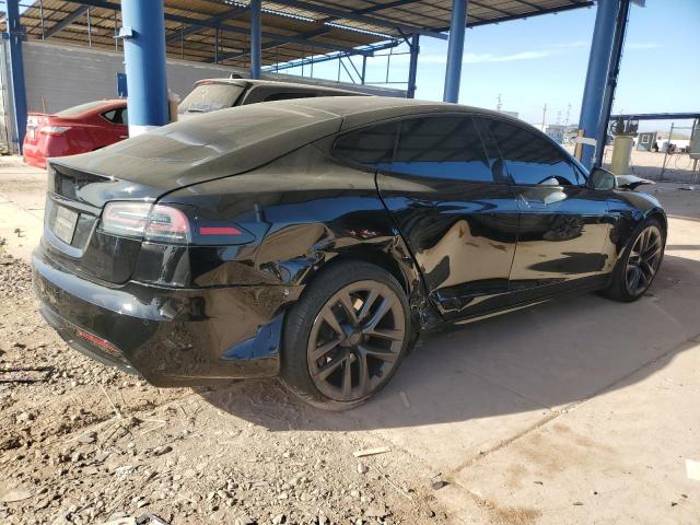 5YJSA1E51NF474743 - 2022 TESLA MODEL S 黑色 照片 3