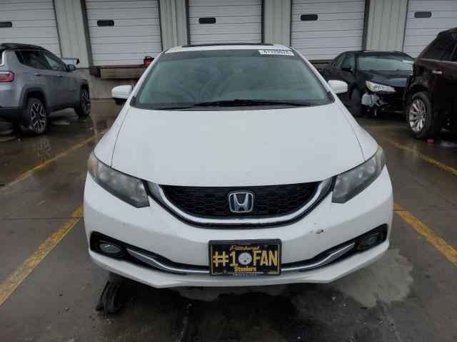 19XFB2F94FE046985 - 2015 HONDA CIVIC EXL თეთრი ფოტო 5