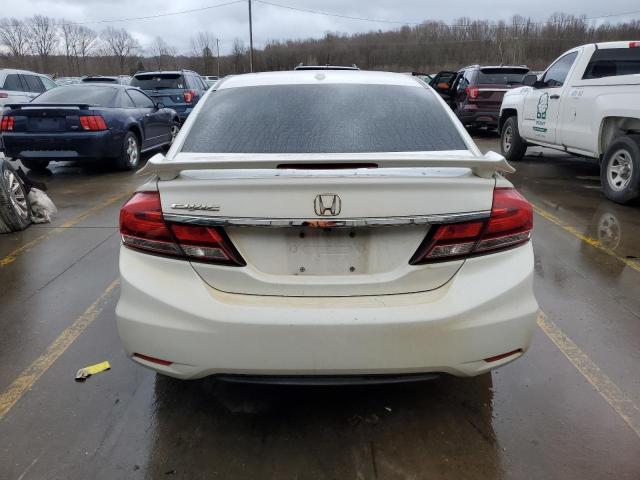19XFB2F94FE046985 - 2015 HONDA CIVIC EXL თეთრი ფოტო 6