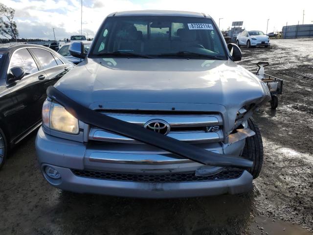 5TBRT34195S472052 - 2005 TOYOTA TUNDRA ACCESS CAB SR5 SILVER photo 5