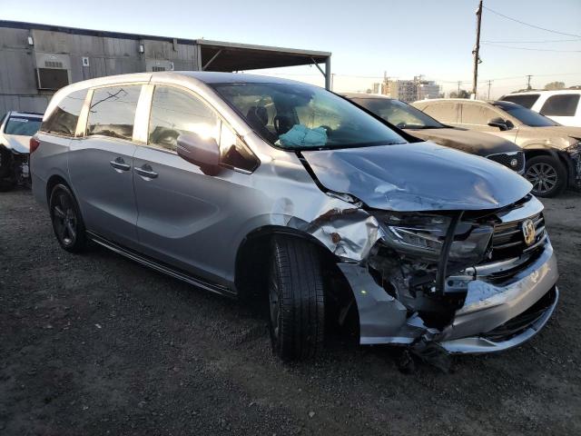 5FNRL6H5XNB009430 - 2022 HONDA ODYSSEY EX SILVER photo 4