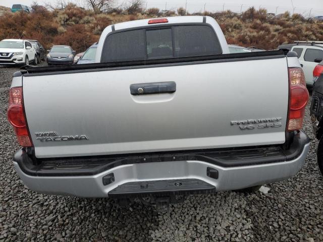 5TEJU62N78Z493871 - 2008 TOYOTA TACOMA DOUBLE CAB PRERUNNER SILVER photo 6