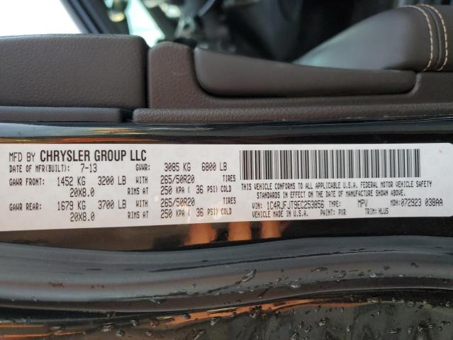 1C4RJFJT9EC253856 - 2014 JEEP GRAND CHER SUMMIT Qara foto 13