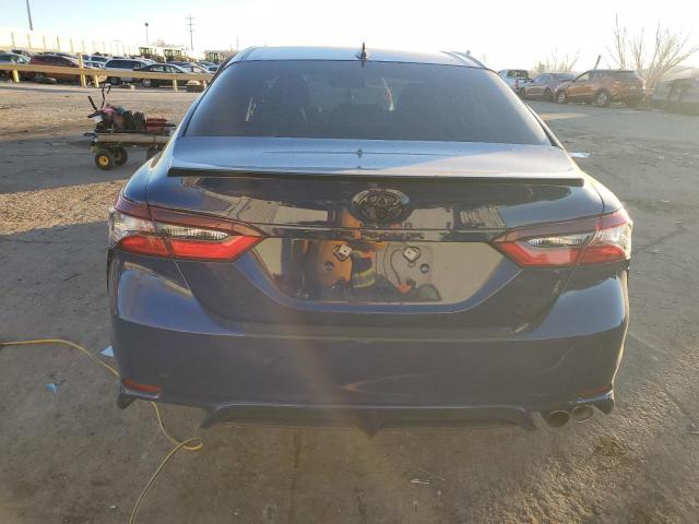 4T1T11BK8RU119141 - 2024 TOYOTA CAMRY SE NIGHT SHADE BLUE photo 6