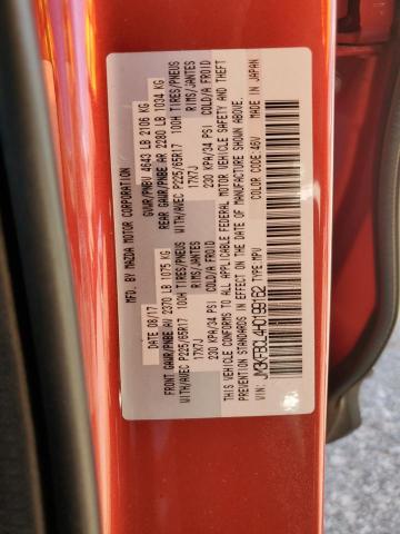 JM3KFBCL4H0199162 - 2017 MAZDA CX-5 TOURING RED photo 13