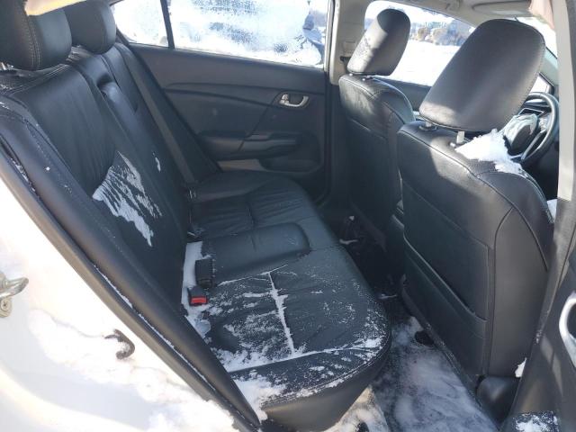 19XFB2F92EE084021 - 2014 HONDA CIVIC EXL თეთრი ფოტო 10