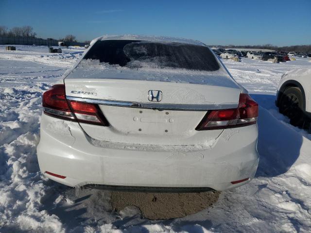 19XFB2F92EE084021 - 2014 HONDA CIVIC EXL თეთრი ფოტო 6