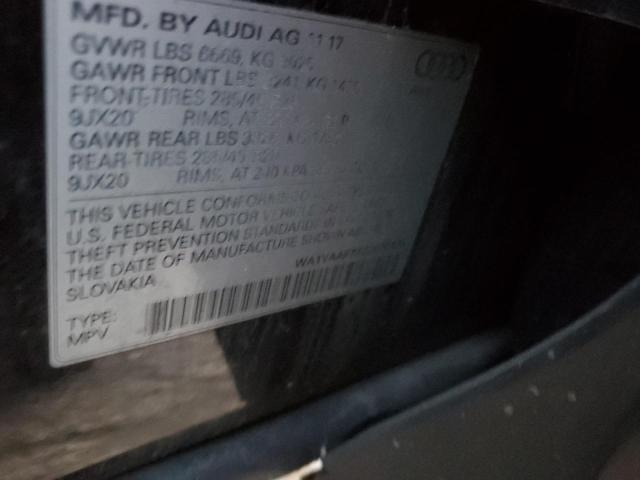 WA1VAAF7XJD025179 - 2018 AUDI Q7 PRESTIGE 黑色 照片 13