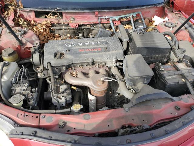4T1BE46KX7U101734 - 2007 TOYOTA CAMRY CE 红色 照片 11