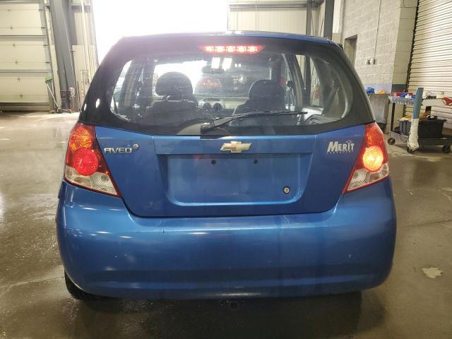 KL1TD66608B162086 - 2008 CHEVROLET AVEO BASE Mavi foto 6