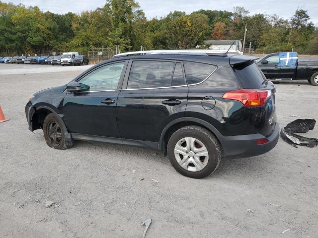 2T3BFREVXDW005501 - 2013 TOYOTA RAV4 LE BLACK photo 2